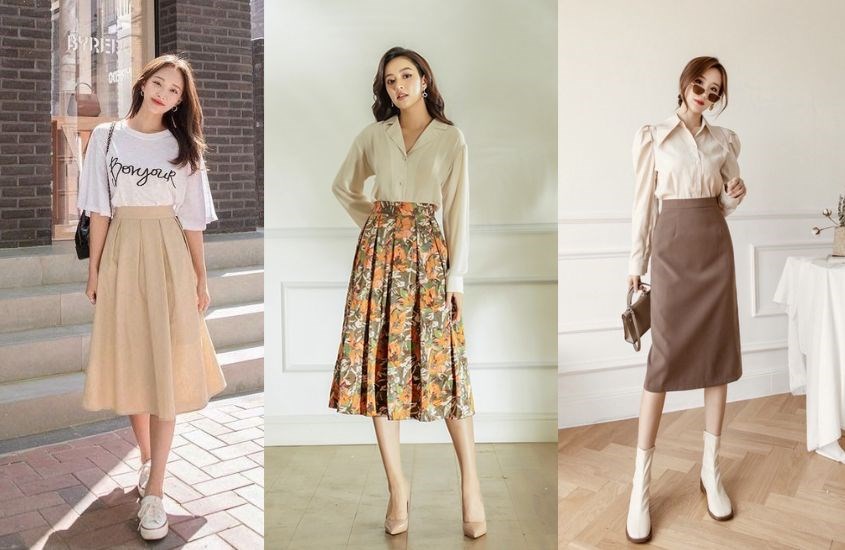 10 Cách phối đồ cùng áo kiểu mặc với chân váy cực chuẩn giúp chị em tự tin   BTees