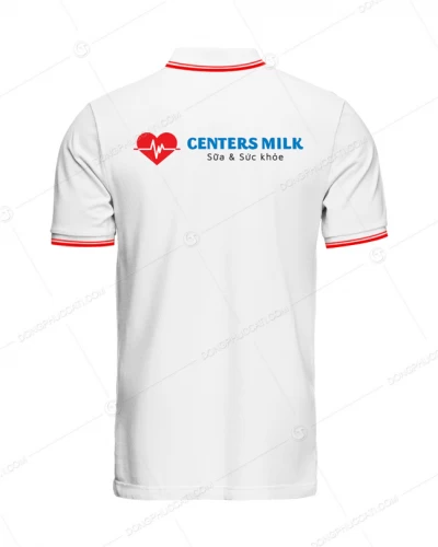 ÁO THUN ĐỒNG PHỤC CENTER MILK