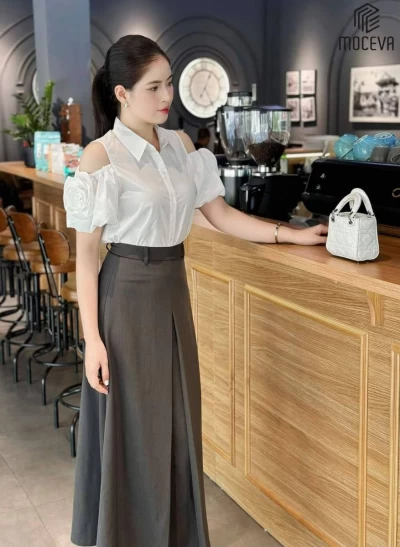 Những mẫu áo sơ mi trắng nữ đẹp nhất, thanh lịch, cuốn hút