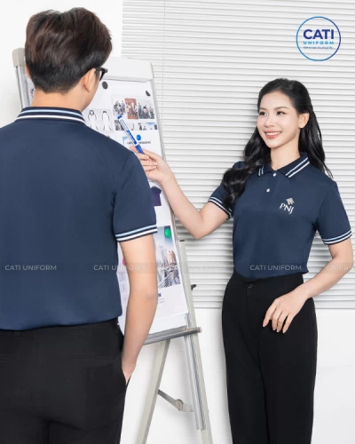 ÁO THUN ĐỒNG PHỤC TÍM THAN