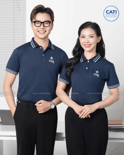 ÁO THUN ĐỒNG PHỤC TÍM THAN