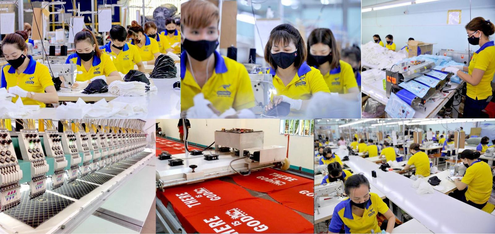 Dony là xưởng may đồng phục có quy mô lớn tại TPHCM