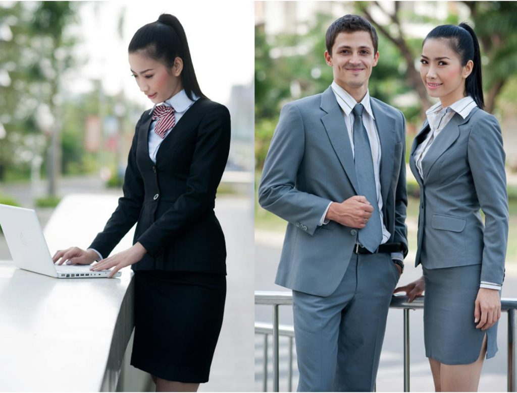 Đồng phục công sở phải đảm bảo độ dài nhất định