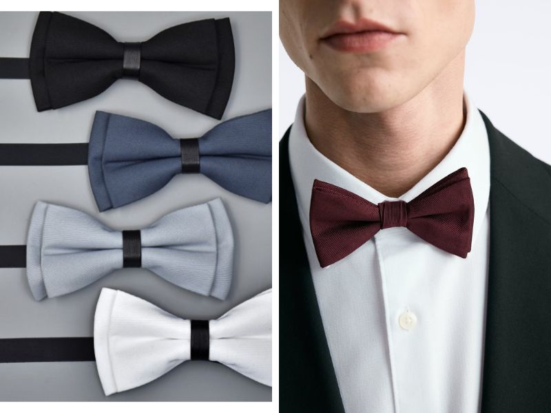 Nơ đồng phục kiểu cà vạt cho nam giới