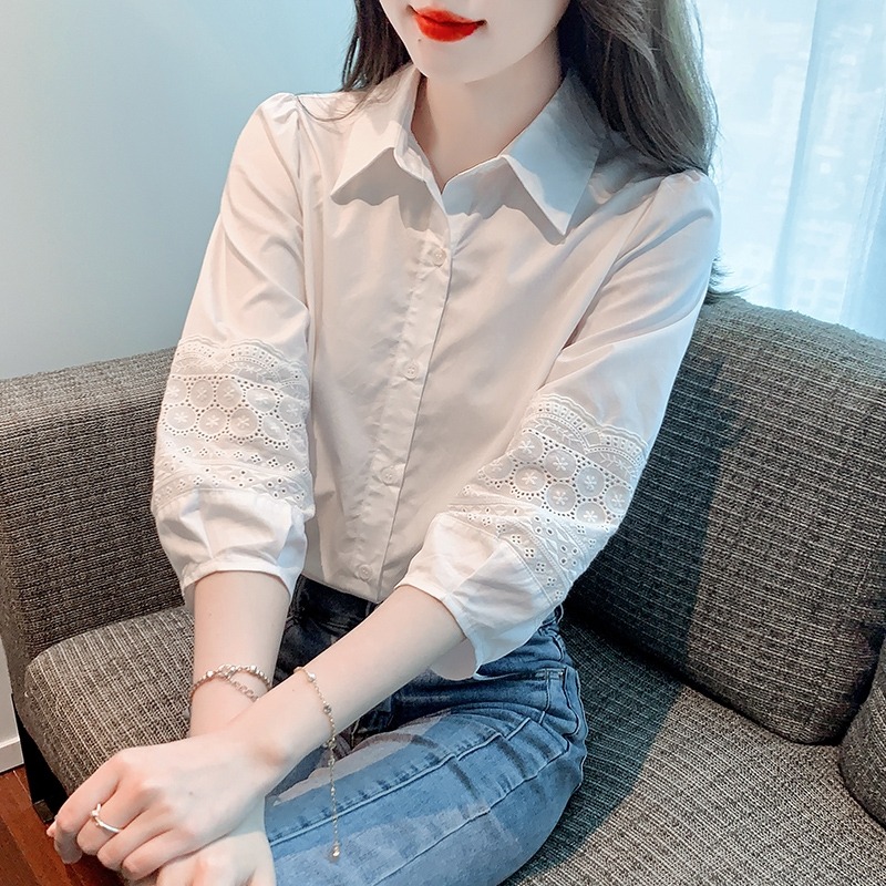 Mẫu áo sơ mi tay lửng trẻ trung