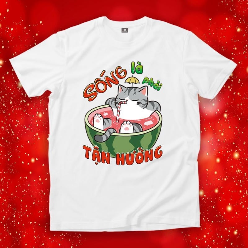 Mẫu áo đồng phục đi biển cho nữ thiết kế hình ảnh ngộ nghĩnh