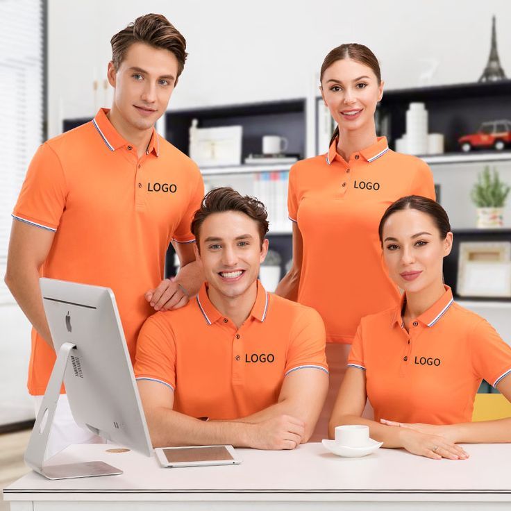 Mẫu áo đồng phục nhóm công sở 