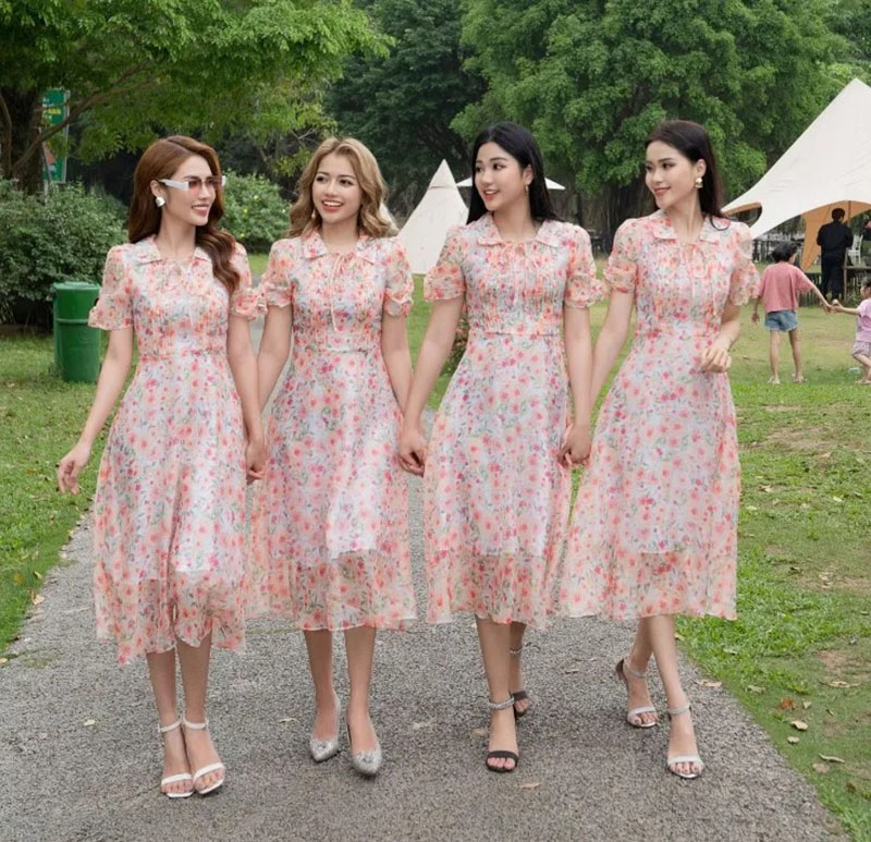 Cần chú ý đến từng tiêu chí cụ thể khi chọn may váy đồng phục nhóm đẹp