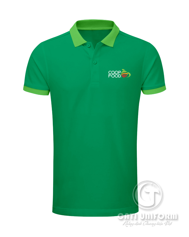 Mẫu áo đồng phục cotton cửa hàng thực phẩm