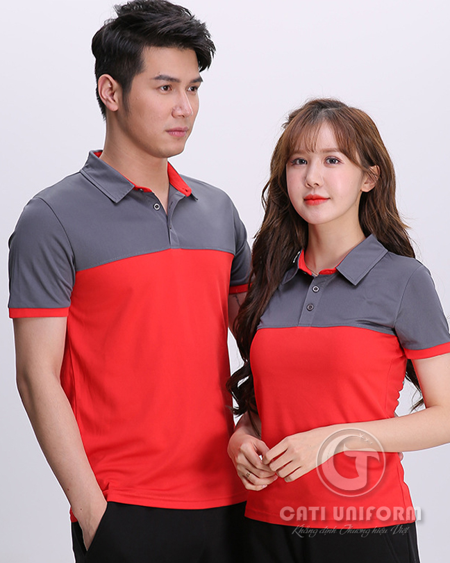 Mẫu áo thun cửa hàng có cổ