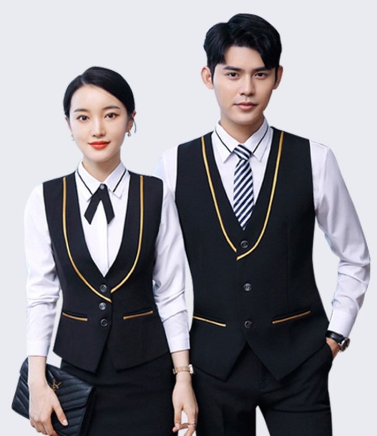 Mẫu áo ghi lê đồng phục khách sạn