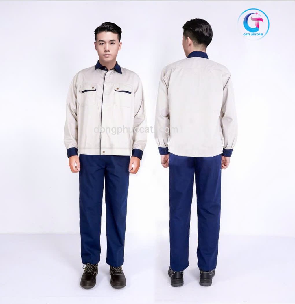 Mẫu đồng phục kỹ thuật chất liệu vải Hàn Quốc