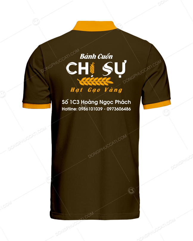 Mẫu đồng phục nhà hàng bánh cuốn