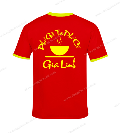 Mẫu áo đồng phục hàng phở gà