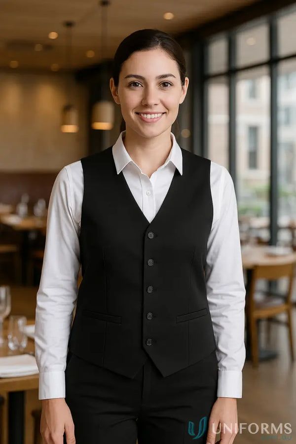 Mẫu áo ghi lê đồng phục quán cafe