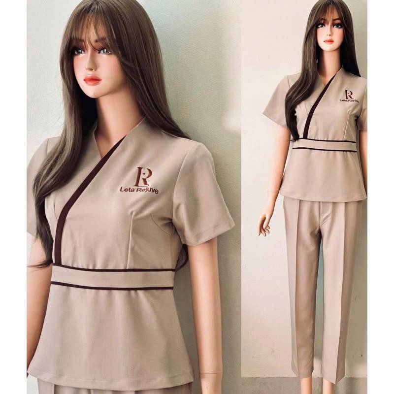 áo đồng phục spa 