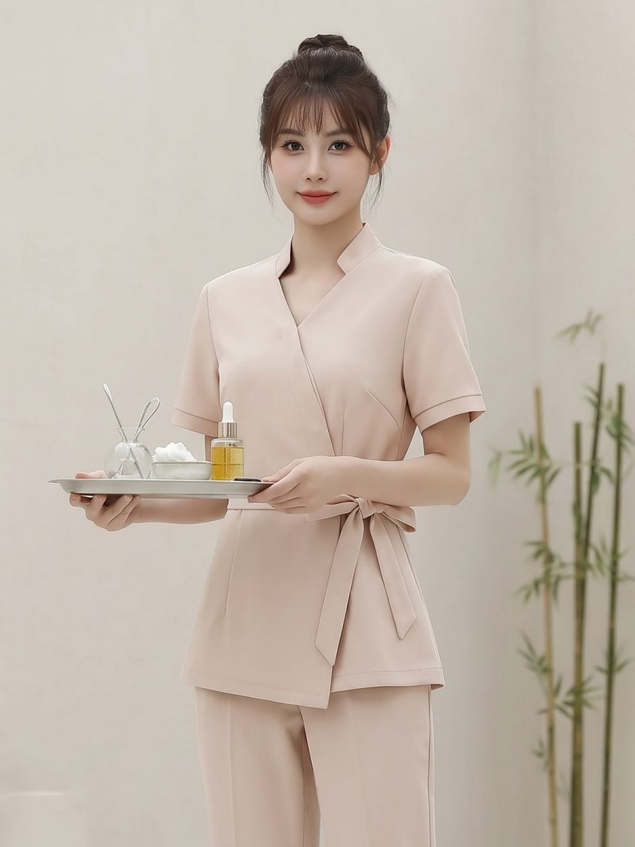 áo đồng phục spa 