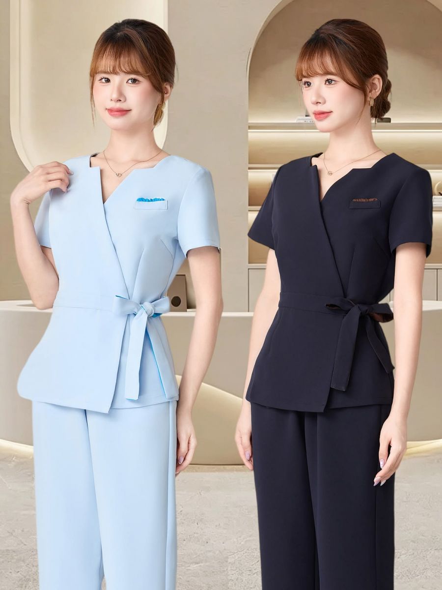 áo đồng phục spa 