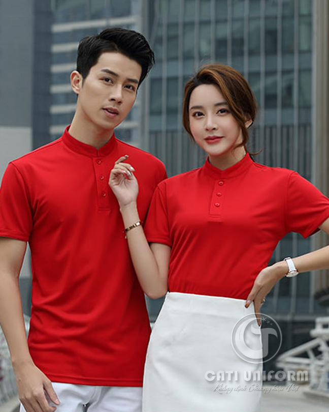 Mẫu áo thun đồng phục slim fit