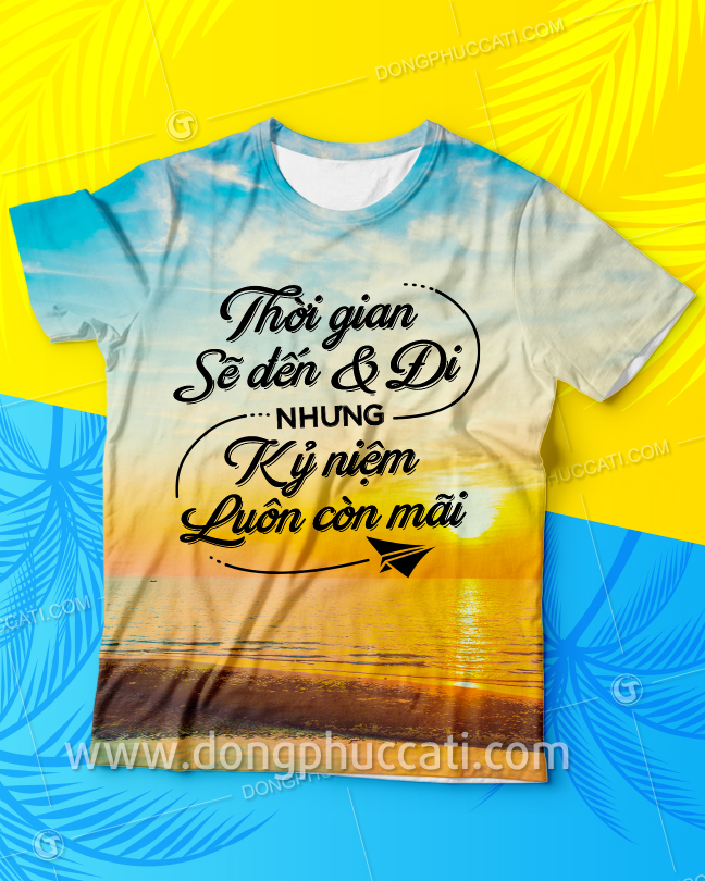 Lựa chọn áo thun đi biển chất liệu thoáng mát, phù hợp phom dáng người mặc