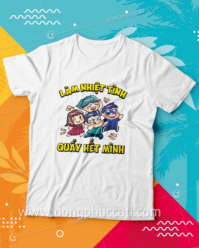 Mẫu áo thun đồng phục đi biển cho công ty