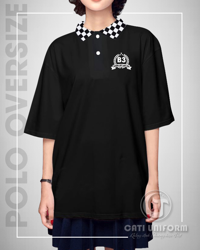 Mẫu áo thun đồng phục nữ oversize