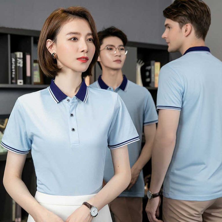 áo thun đồng phục phối màu