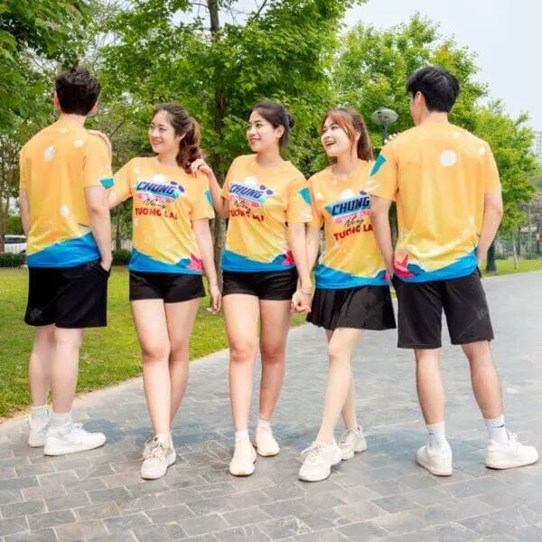 áo thun đồng phục team building