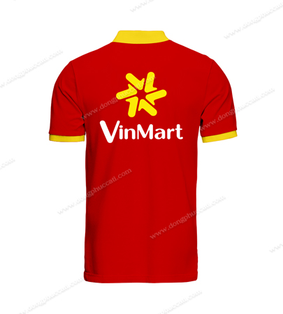 Mẫu in logo phía sau lưng áo