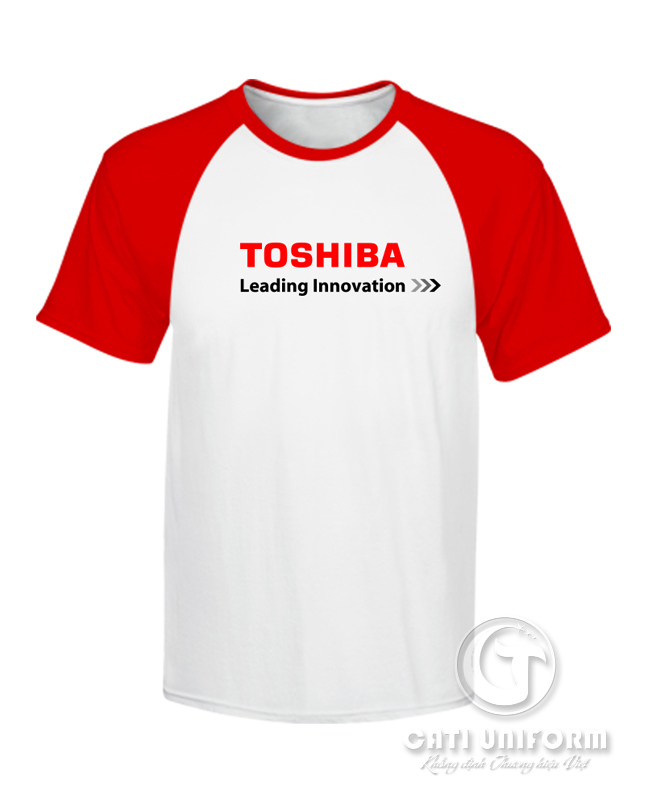 Mẫu Áo Thun Cổ Tròn Toshiba Tay Raglan Hot Nhất 2020
