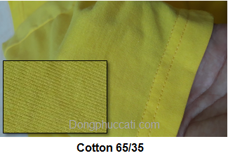 Chất liệu cotton 65/35