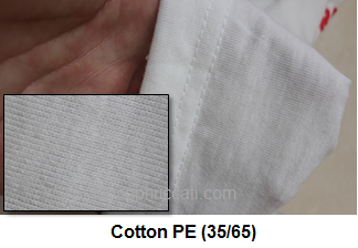 Chất liệu cotton PE